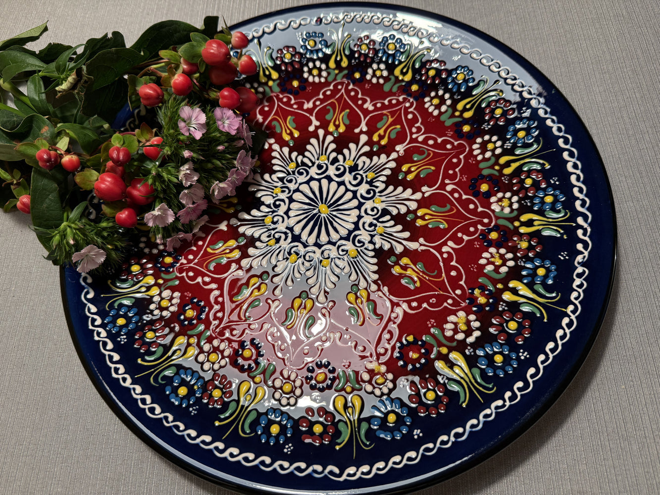 Handbemaltes Türkisches Keramik